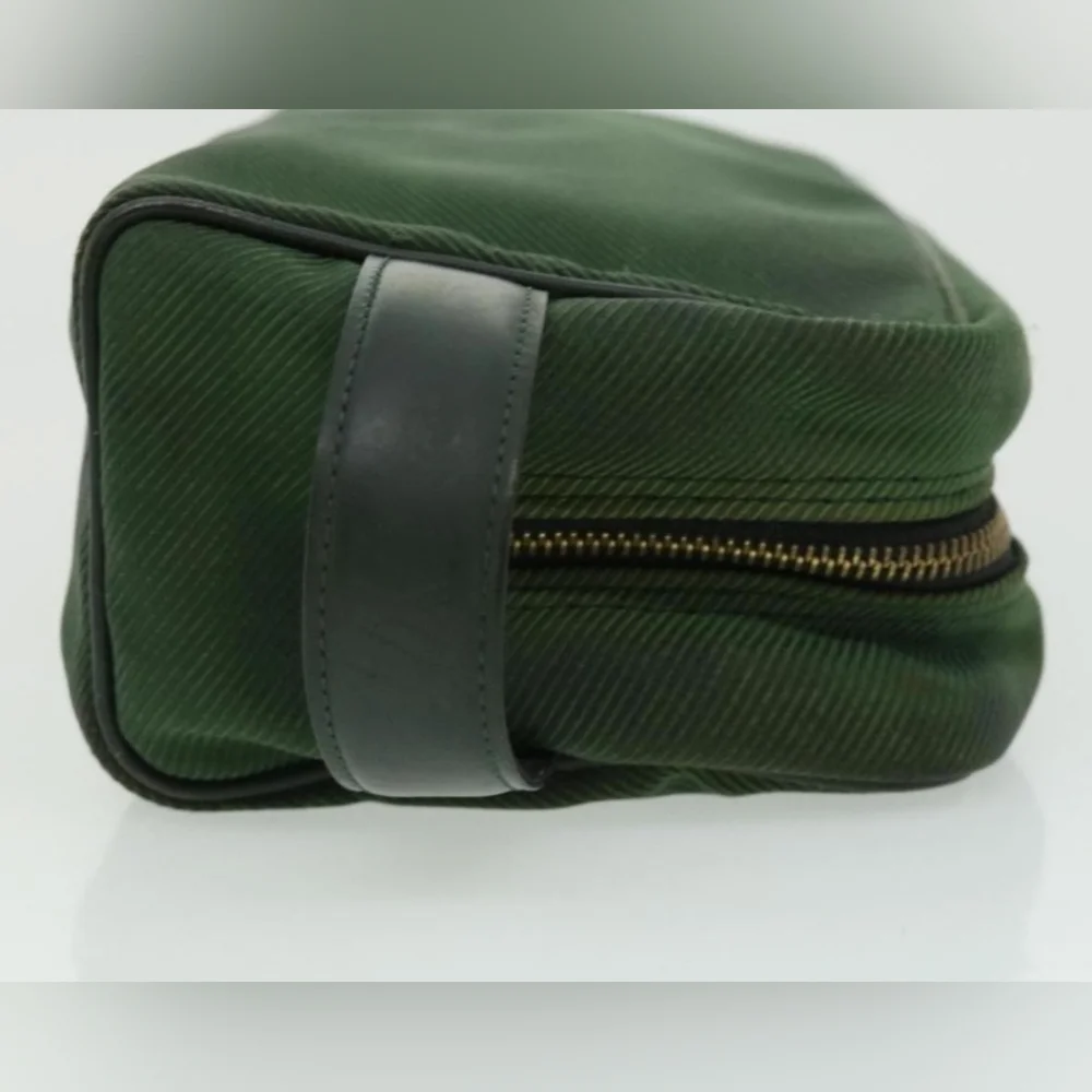 Louis Vuitton Taiga Parana Epicea Green Canvas Leather Clutch Pouch/ Bag (GUC) - Picture 2 of 16